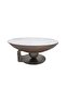 Riveror Round Coffee Table Set of 2  L90xW90xH40cm - Grey/Gunmetal Black - 8