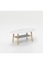 Freya Coffee Table  L100xW50xH42cm - White - 2