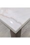 Brody Marble Coffee Table  L127xW66xH52cm - White / Dark Walnut - 3