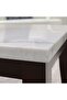 Brody Marble Coffee Table  L127xW66xH52cm - White / Dark Walnut - 5