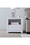 Kalmal End Table  L55xW40xH53cm - Pearl White