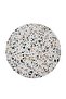 Venveto Round Coffee Table  L90xW90xH40cm - White Pattern - 5