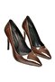 T 676192008   Brown Patent Leather Thin Heeled Women's Stiletto - 8