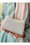 Women's Transparent Crystal Stone 2 Strap Women's Evening Dress Bag with Chain Detail - 3