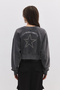 Printed Stone Embroidered Sweatshirt - 7