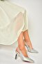 U 676289214   Silver Glitter Thick Heeled Evening Dress Shoes - 5