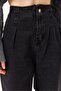 Fit Jean High Waist Trousers Black - 4