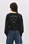 Printed Stone Embroidered Sweatshirt - 7