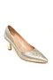 U 676034014   Gold Glitter Low Heeled Women's Shoes - 7