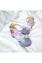 Girl's Heeled Purple Colored Evening Shoes