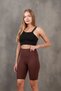 Ribbed High Waist Recovery Knitted Biker/Cyclist/Short Leggings Missta2265 - 2