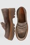 Mindy Genuine Leather Thick Sole Loafer for Women - 5