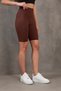 Ribbed High Waist Recovery Knitted Biker/Cyclist/Short Leggings Missta2265 - 5
