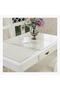 Glass Look Transparent 1.5 mm Thick PVC Tablecloth 80x120 cm - 3