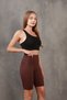 Ribbed High Waist Recovery Knitted Biker/Cyclist/Short Leggings Missta2265 - 3