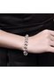 8mm 8mm/10mm Hollow Circle Ball Beads Silver Color Beaded 20cm Bracelet Woman Charm Fashion Jewelry - 4