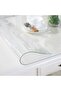 Glass Look Transparent 1.5 mm Thick PVC Tablecloth 80x120 cm - 2