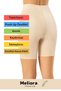 High Waist Body Shaper Push up Featured Slimming Effect Laser Cut Skin Color Shorts Corset - 2