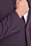Vrdd Men's Burgundy-Navy Blue Oversized Regular Fit Mono Collar Casual Blazer Jacket - 8