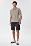 Tylen Men's 100% Cotton Polo Neck T-Shirt Dark Beige