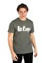 Londonlogo Men's 100% Cotton O-Neck T-Shirt Khaki