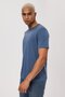 Gael Men's 100% Cotton O-Neck T-Shirt Indigo - 3