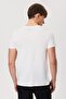 Pers Men's 100% Cotton O-Neck T-Shirt Off White - 4