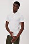 Tylen Men's 100% Cotton Polo Neck T-Shirt Ecru - 3