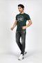 Alista Men's 100% Cotton O-Neck T-Shirt Green