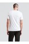 Graphic Set-In Neck Grap Round Neck Short Sleeve Printed White Men's T-Shirt 17783-0315 - 2