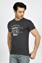 Divided Men's 100% Cotton O-Neck T-Shirt Anthracite - 3