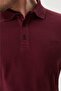 Tylen Men's 100% Cotton Polo Neck T-Shirt Plum - 5