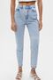 High Waist Blue Jeans - Women, Mom, Boyfriend, Snow Wash, New 2024