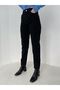 By-4174 Black Zeuss Women's High Waist Mom Jeans Skinny Leg Jeans - 2