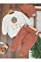 Camper Teddy Bear Printed Safari Hat 3-Piece Baby Boy Set Cg 425383