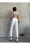 Penolope Women's White High Waist Mom Fit Jeans - 4