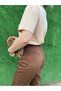 Penolope Women's Premium Mom Jean Brown - 2