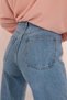 By-1240 Penolope Women's Mund Natural Wide Leg Jeans Stone High Waist Boyfriend Loose Denim Pants - 6