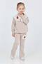 Girl's Cream Strawberry Detail Lace Collar Set - 3