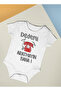 Don'T Make My Grandfather Look for Me! Written Cotton Soft Unisex Snap Fastener Bodysuit - 2