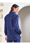 Oversized Crinkle Textured Shirt with Roll Up Sleeves - 4