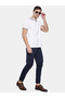 Solid Mid Rise Slim Fit Cargo Pants - 3