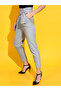 Solid High Rise Tapered Fit Trousers with Belt - 5