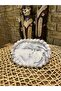 Oval Marble Pattern Plate Presentation Holder - 3