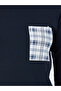 Checked Print Pocket Dropped Shoulder T-Shirt & Pyjama Set - 3