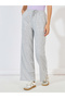 Solid Wide Leg Joggers with Drawstring Closure - 2