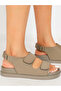 Double Velcro Strap Open Toe Sandals - 4