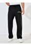 Piping Detail Oversized Open Hem Joggers