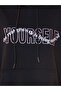 Oversized Regular Length Slogan Hoodie - 4