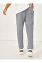 Slogan Print Oversized Open Hem Joggers - 4